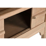 Cupboard Home ESPRIT Natural Elm wood 92 x 42 x 189 cm-5