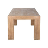 Dining Table Home ESPRIT Natural Elm wood 220 x 100 x 76 cm-5