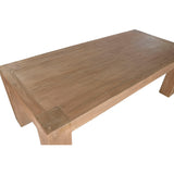 Dining Table Home ESPRIT Natural Elm wood 220 x 100 x 76 cm-4