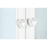 Display Stand Home ESPRIT White Wood Crystal 76 x 39 x 193 cm-3