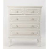 Dresser Home ESPRIT White ABS Mirror MDF Wood 75 x 42 x 140 cm-0