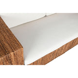 Garden sofa Home ESPRIT White Natural 192 x 92 x 65 cm-6