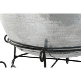 Vase Home ESPRIT Black Silver Aluminium Iron 75 x 75 x 90 cm-4