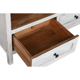Shelves Home ESPRIT White Mango wood 100 x 40 x 198 cm-5