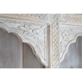 Shelves Home ESPRIT White Mango wood MDF Wood 180 x 40 x 200 cm-5