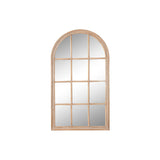 Wall mirror Home ESPRIT Natural Window Stripped 80 x 4 x 140 cm-0