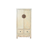 Cupboard Home ESPRIT Bicoloured Metal Fir 88 x 52 x 180 cm-1