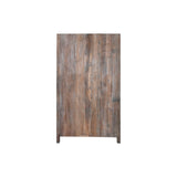 Display Stand Home ESPRIT White Brown Recycled Wood 100 x 40 x 180 cm-6