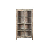 Display Stand Home ESPRIT White Brown Recycled Wood 100 x 40 x 180 cm-1