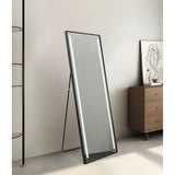 Dressing Mirror Home ESPRIT Black Aluminium 60 x 0,5 x 165 cm-5