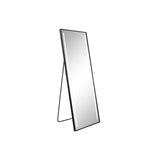 Dressing Mirror Home ESPRIT Black Aluminium 60 x 0,5 x 165 cm-0