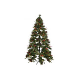 Christmas Tree Home ESPRIT Red Green PVC 120 x 120 x 210 cm-0
