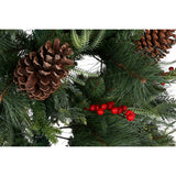 Christmas Tree Home ESPRIT Red Green PVC 120 x 120 x 210 cm-5