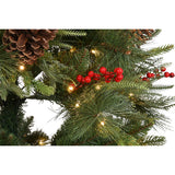 Christmas Tree Home ESPRIT Red Green PVC 120 x 120 x 210 cm-3