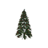 Christmas Tree Home ESPRIT Red Green PVC 120 x 120 x 210 cm-1