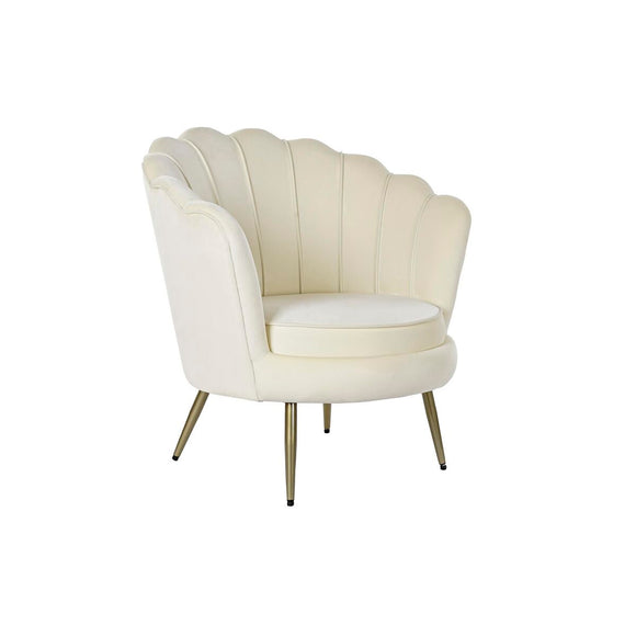 Armchair Home ESPRIT Cream 80 x 75 x 86 cm-0