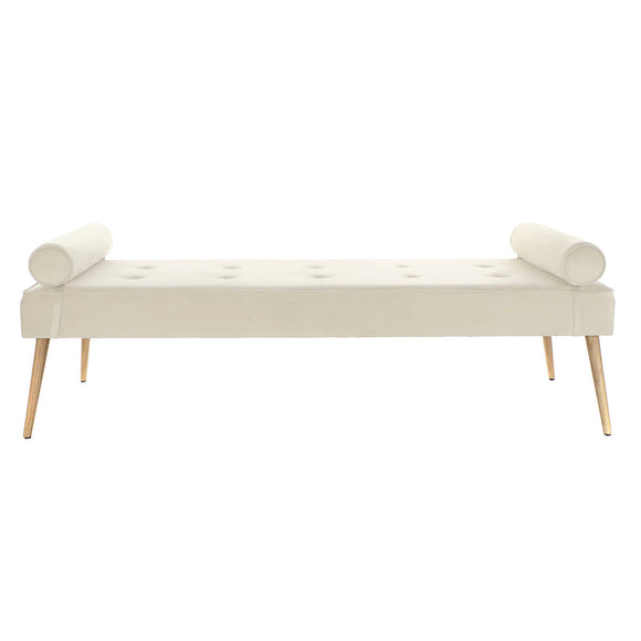 Divan Home ESPRIT Cream Metal 184 x 76 x 62 cm-0