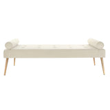 Divan Home ESPRIT Cream Metal 184 x 76 x 62 cm-0