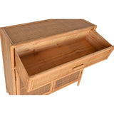 Sideboard Home ESPRIT Light brown Rattan Fir 100 x 40 x 100 cm-4