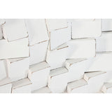 Decorative Figure Home ESPRIT White Modern 90 x 4 x 90 cm-3