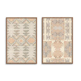 Painting Home ESPRIT Red Beige Grey 75 x 3 x 105 cm (2 Units)-0