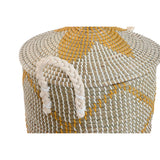 Basket set Home ESPRIT Yellow Coral Seagrass (2 Pieces)-2