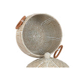 Basket set Home ESPRIT White Natural Seagrass (2 Pieces)-1