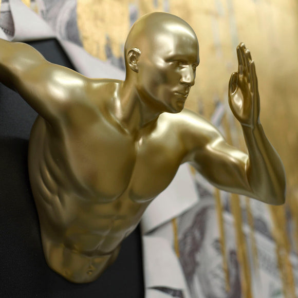 Canvas Home ESPRIT Resin polystyrene Canvas 80 x 3,5 x 80 cm-0