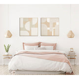 Painting Home ESPRIT polystyrene 90 x 3,8 x 90 cm-3