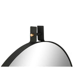 Wall mirror Home ESPRIT Black Golden Modern-0