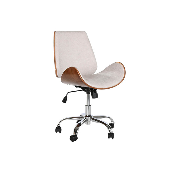 Office Chair Home ESPRIT Brown Beige Silver-0