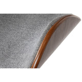 Office Chair Home ESPRIT Brown Grey Silver-2