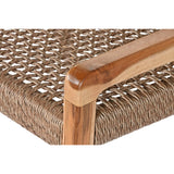 Armchair Home ESPRIT Brown Teak Synthetic fibre 65 X 62 X 72 CM-1