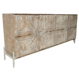 Sideboard Home ESPRIT White Mango wood 180 x 40 x 80 cm-0