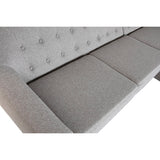 Sofa Home ESPRIT Grey Cream Scandi 226 x 144 x 84 cm-8