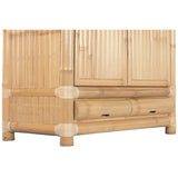 Cupboard Home ESPRIT Bamboo Rattan 120 X 60 X 170 CM-5