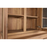 Display Stand Home ESPRIT Crystal Teak 160 X 45 X 210 CM-14