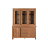 Display Stand Home ESPRIT Crystal Teak 160 X 45 X 210 CM-1