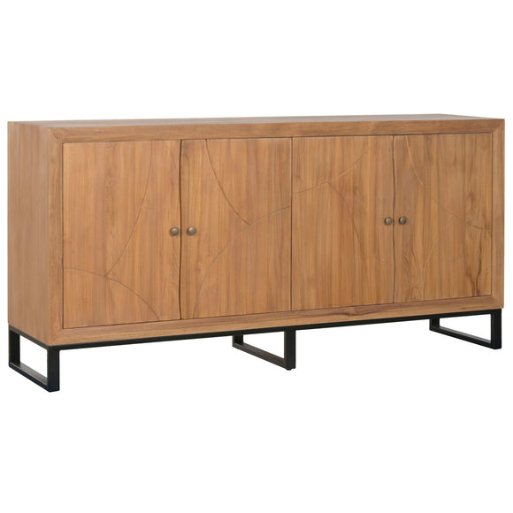 Sideboard Home ESPRIT Teak MDF Wood 180 x 40 x 85 cm-0