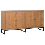Sideboard Home ESPRIT Teak MDF Wood 180 x 40 x 85 cm-0
