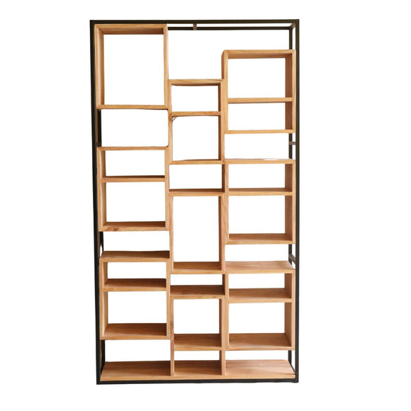 Shelves Home ESPRIT Metal Teak 110 X 27 X 195 CM-0