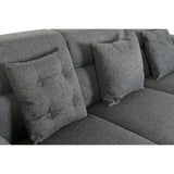 Sofa Home ESPRIT Dark grey Modern 231 x 170 x 82 cm-12