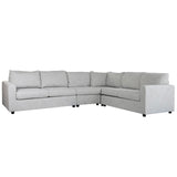 Sofa Home ESPRIT Light grey Loft 235 X 303 X 86 CM-0