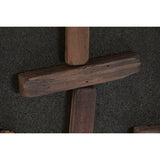 Painting Home ESPRIT Pinewood Recycled Wood 82 x 4 x 122 cm-2