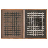 Painting Home ESPRIT Pinewood Recycled Wood 62 x 4 x 82 cm-0