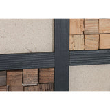 Painting Home ESPRIT Pinewood Recycled Wood 82 x 4 x 82 cm-2