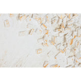 Canvas Home ESPRIT White Circles 102 x 4,5 x 102 cm (2 Units)-2