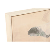 Canvas Home ESPRIT Brown Green Palms Tropical 122,5 x 3,5 x 82,5 cm (2 Units)-4