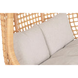 Garden sofa Home ESPRIT Natural 140 X 60 X 120 CM-6