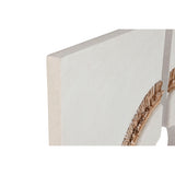 Wall Decoration Home ESPRIT White Natural Circle Scandi 120 x 6 x 120 cm (2 Pieces)-3